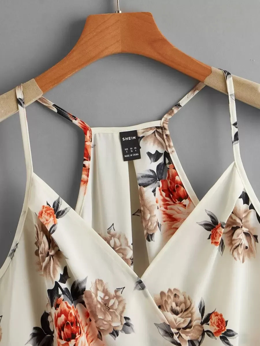 Women's Elegant Floral Wrap