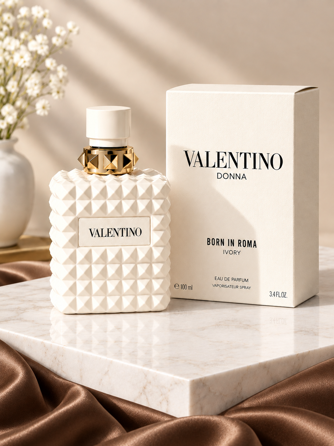 Valentino Donna Born in Roma Ivory Eau De Parfum 3.4oz / 100ml Women Perfume