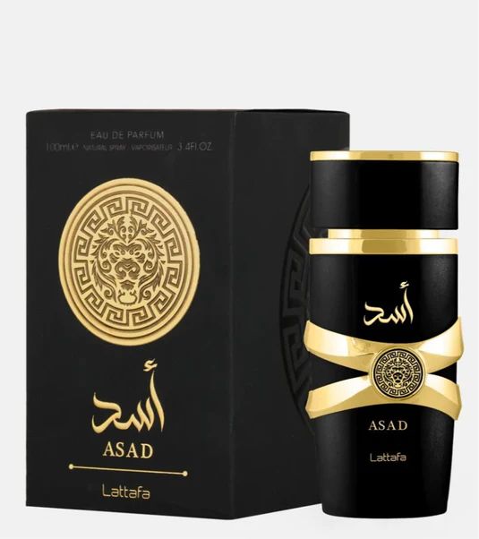 Asad by Lattafa Perfume for Unisex EDP 3.3 / 3.4 oz