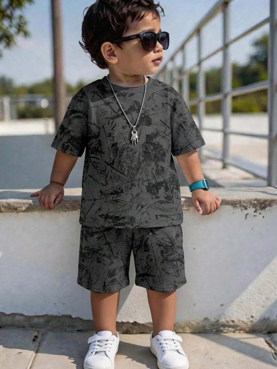 Boys' Casual T-Shirt & Shorts Set