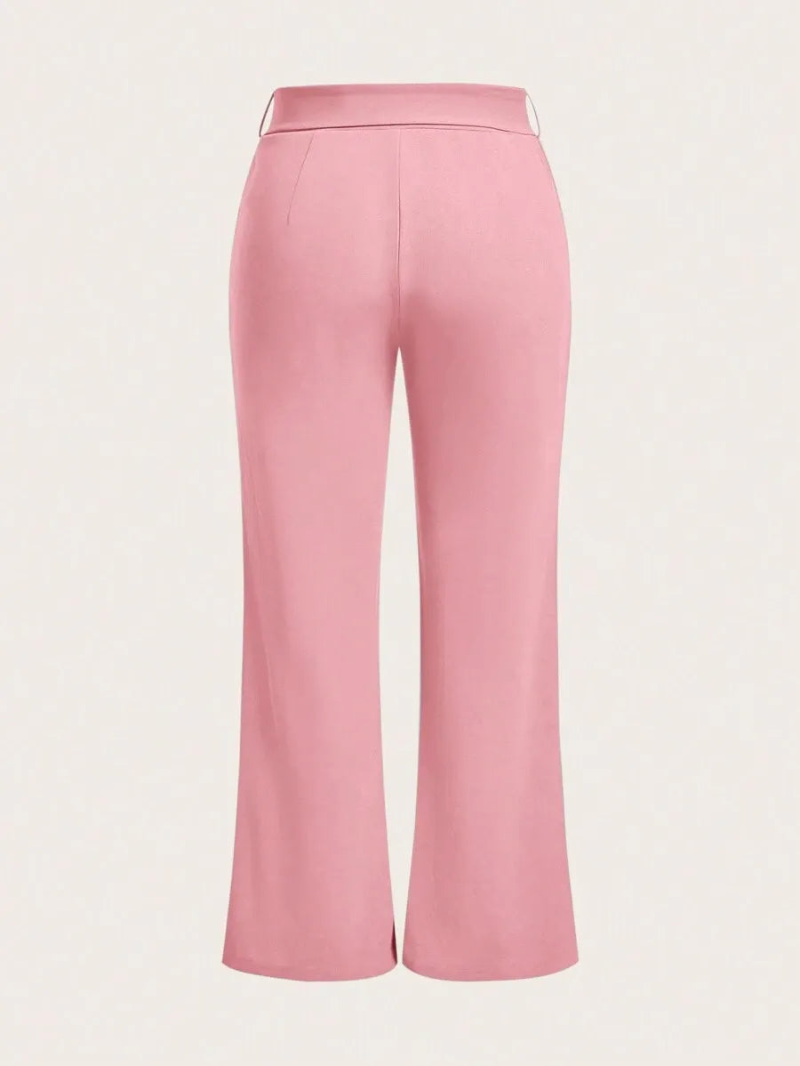 Women's Belted Flare Pants
