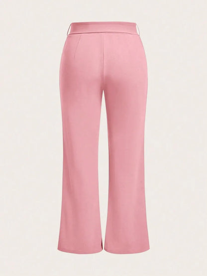 Women's Belted Flare Pants