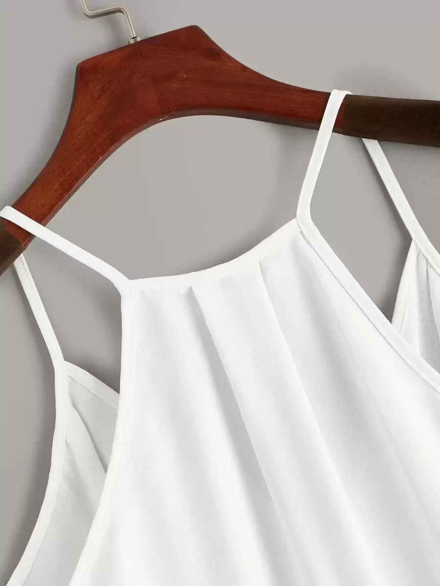 Plus Size Wrap Cami Top