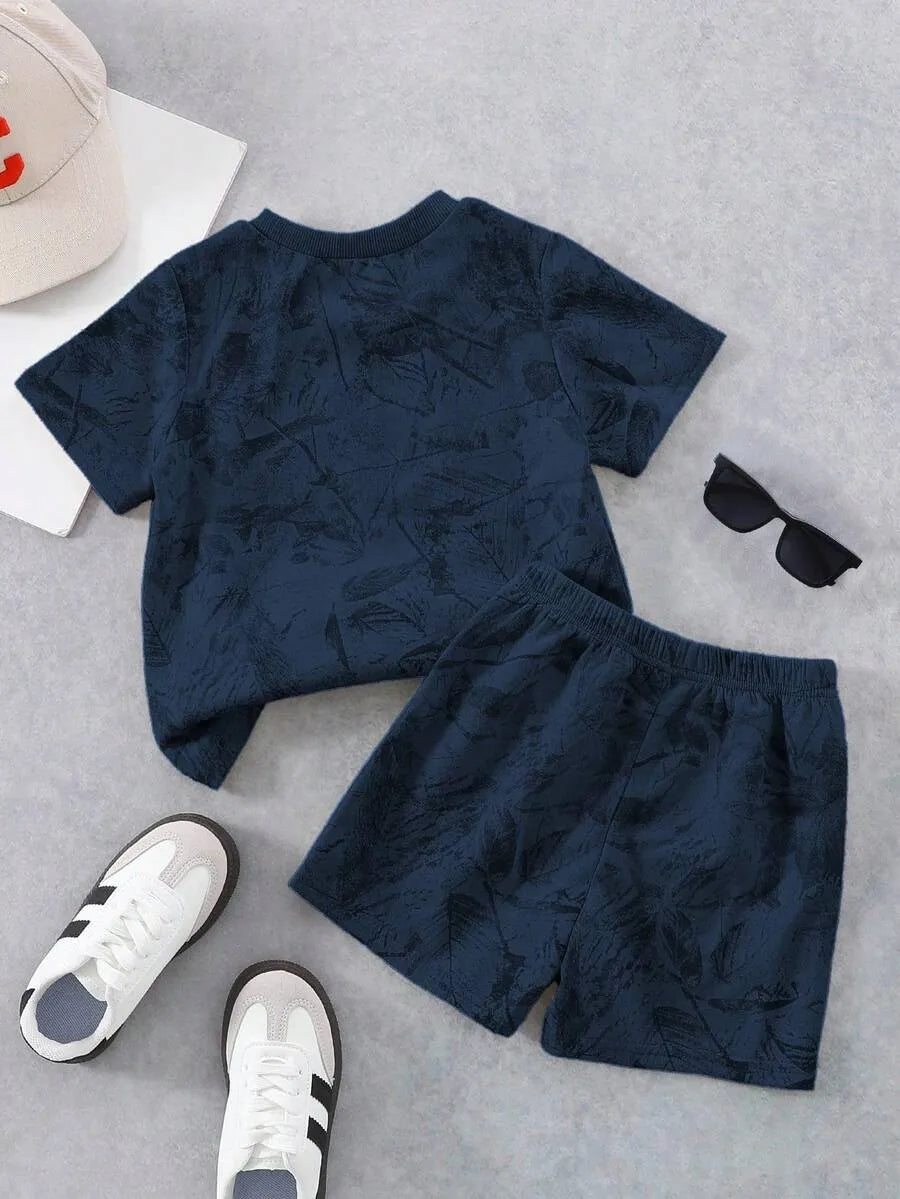 Boys' Casual T-Shirt & Shorts Set