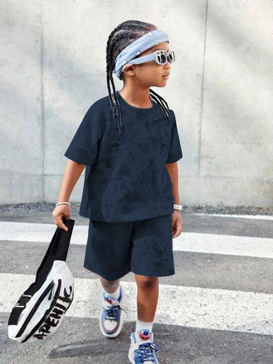 Boys' Casual T-Shirt & Shorts Set