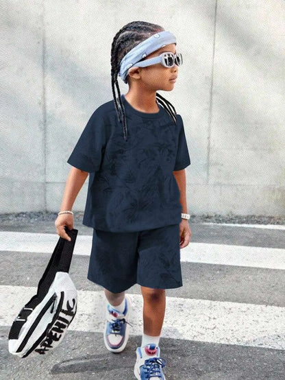 Boys' Casual T-Shirt & Shorts Set