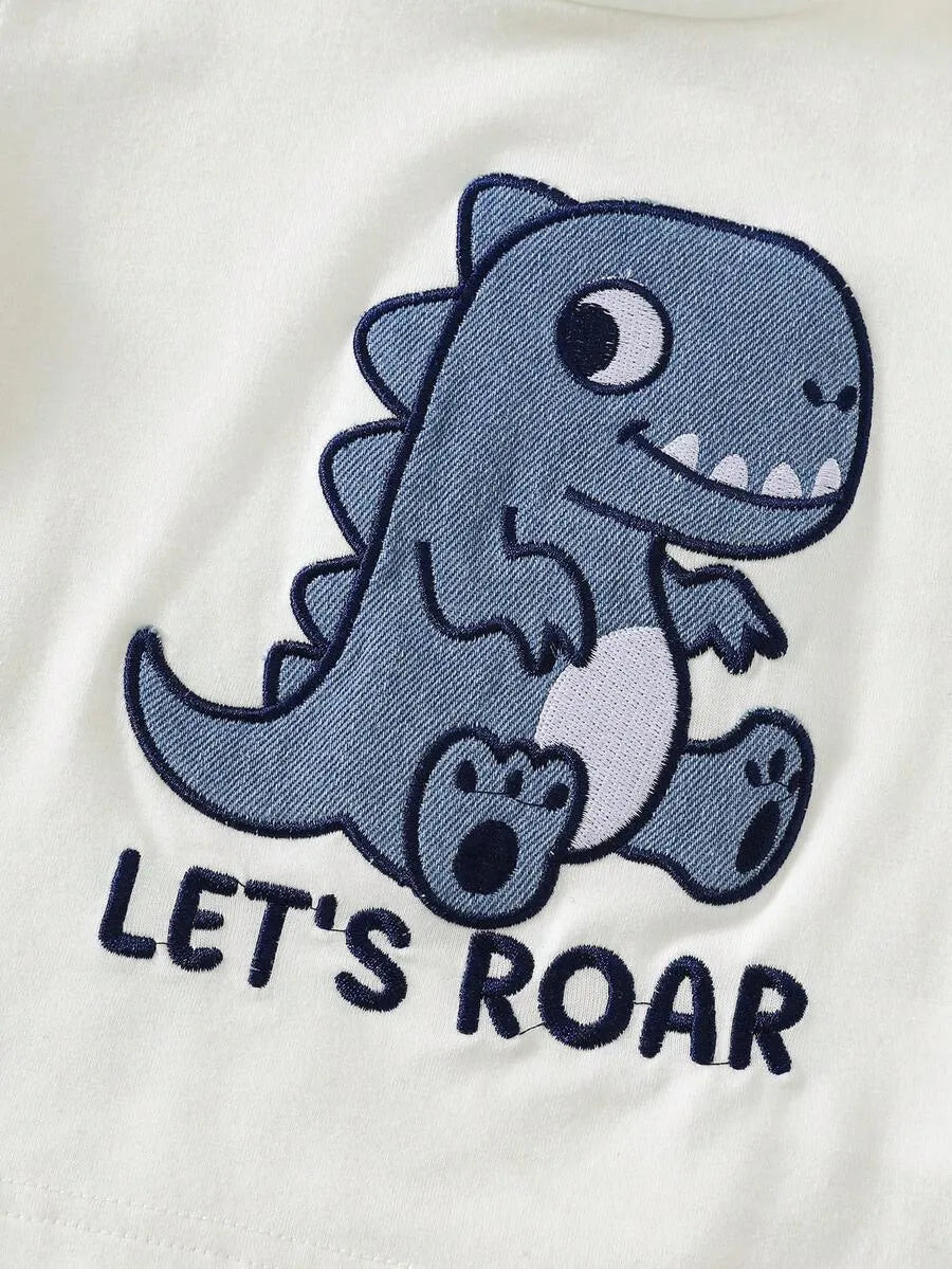 Boys' Dino T-Shirt & Shorts Set