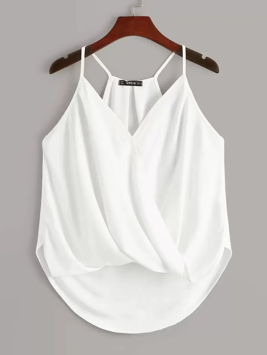 Plus Size Wrap Cami Top