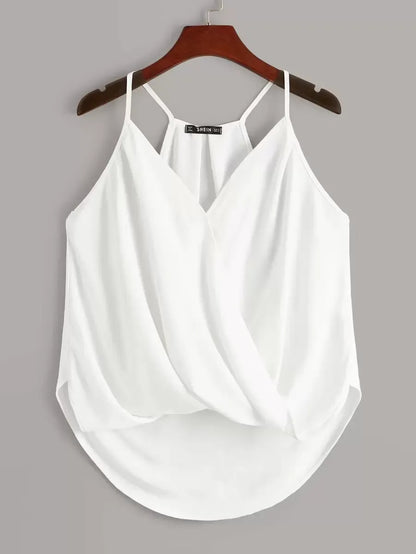 Plus Size Wrap Cami Top