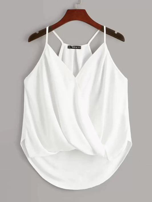 Plus Size Wrap Cami Top